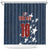 Custom United States Soccer Shower Curtain Retro 1994 Denim Style - Wonder Print Shop