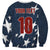 Custom United States Soccer Sweatshirt Retro 1994 Denim Style - Wonder Print Shop