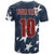 Custom United States Soccer T Shirt Retro 1994 Denim Style - Wonder Print Shop