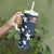 Custom United States Soccer Tumbler With Handle Retro 1994 Denim Style - Wonder Print Shop