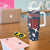 Custom United States Soccer Tumbler With Handle Retro 1994 Denim Style - Wonder Print Shop