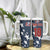 Custom United States Soccer Tumbler With Handle Retro 1994 Denim Style - Wonder Print Shop