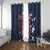 Custom United States Soccer Window Curtain Retro 1994 Denim Style - Wonder Print Shop