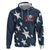 Custom United States Soccer Zip Hoodie Retro 1994 Denim Style - Wonder Print Shop