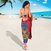 Haiti National Emblem Sarong Dashiki and Polynesian Pattern