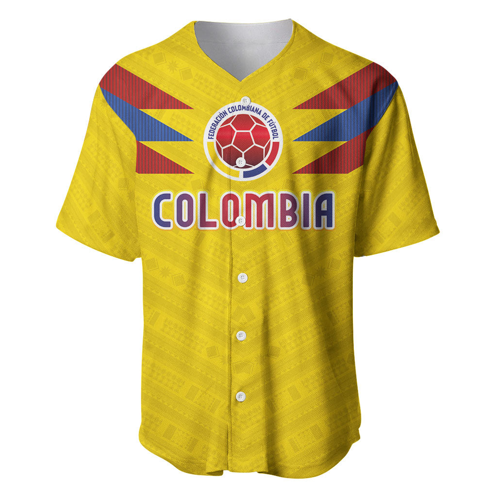 Colombia National Football Custom Baseball Jersey Glory 2026 Inspired Sombrero Vueltiao