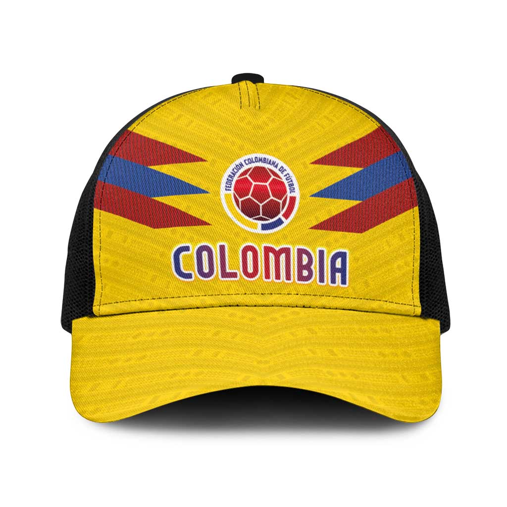 Colombia National Football Baseball Net Cap Glory 2026-Inspired Sombrero Vueltiao