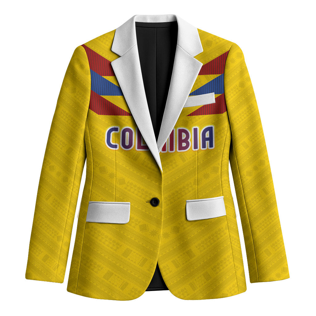 Colombia National Football Custom Blazer Glory 2026 Inspired Sombrero Vueltiao