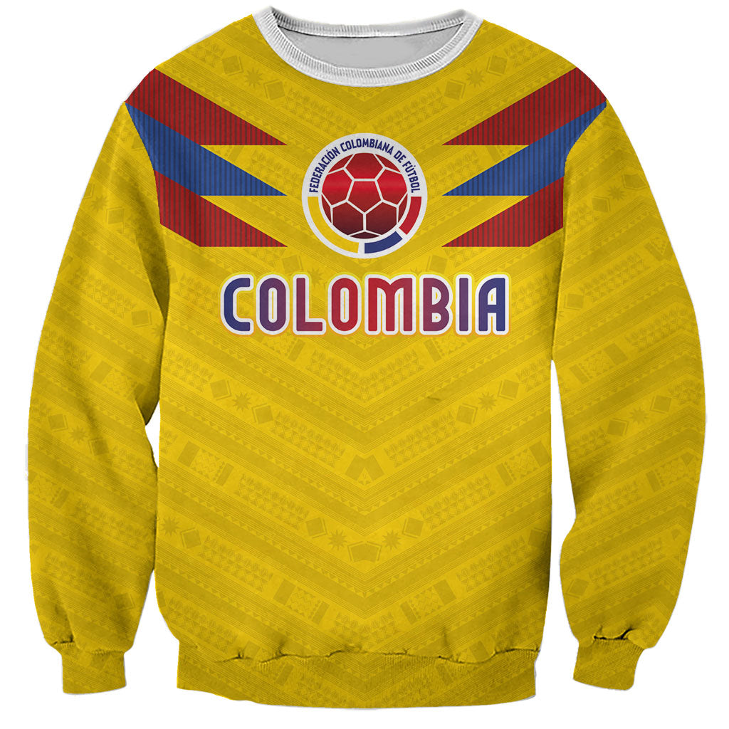 Colombia National Football Custom Sweatshirt Glory 2026 Inspired Sombrero Vueltiao