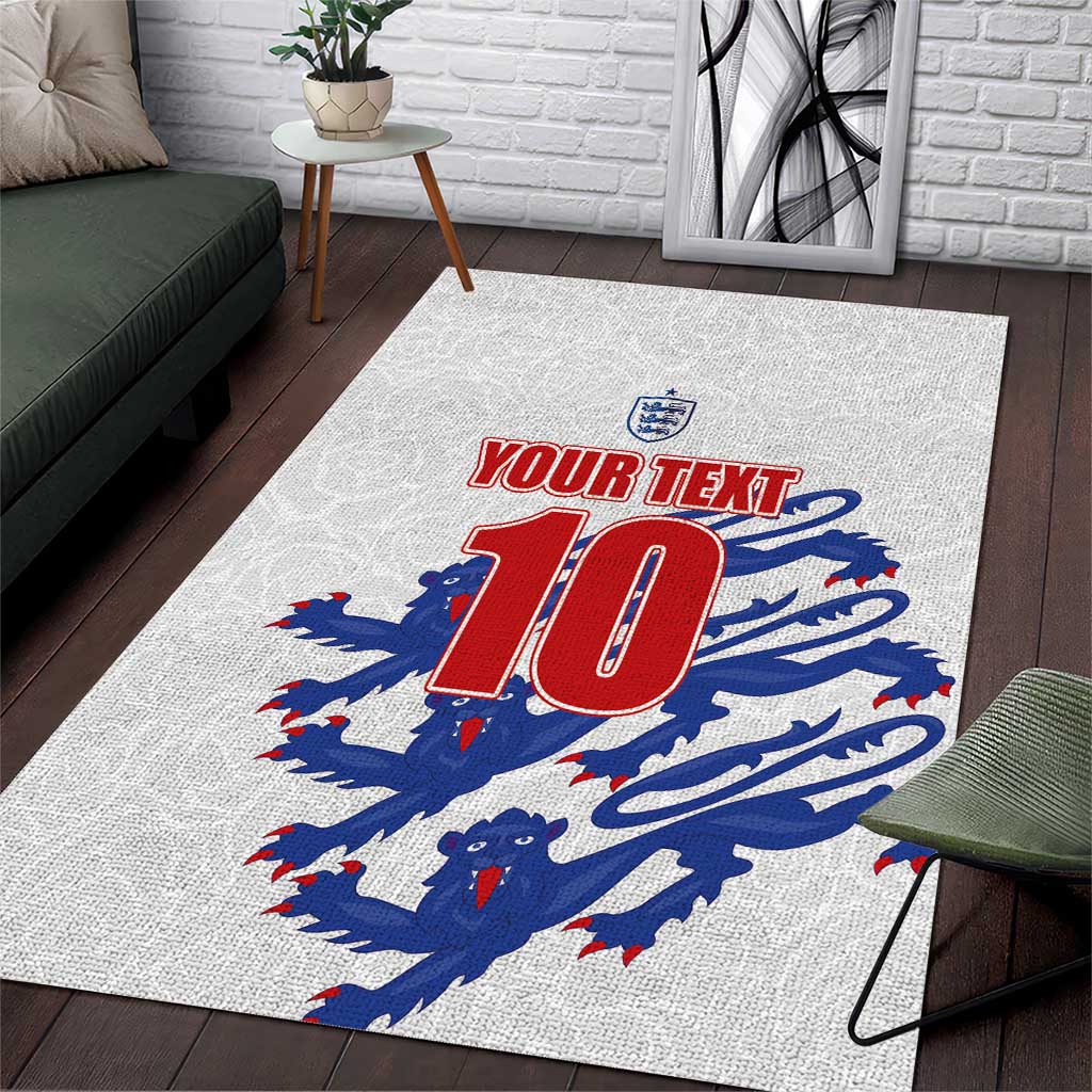 Custom England Football 2024 Road to The Champion Area Rug Football's Coming Home - Wonder Print Shop