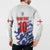 Custom England Football 2024 Road to The Champion Button Sweatshirt Football's Coming Home - Wonder Print Shop