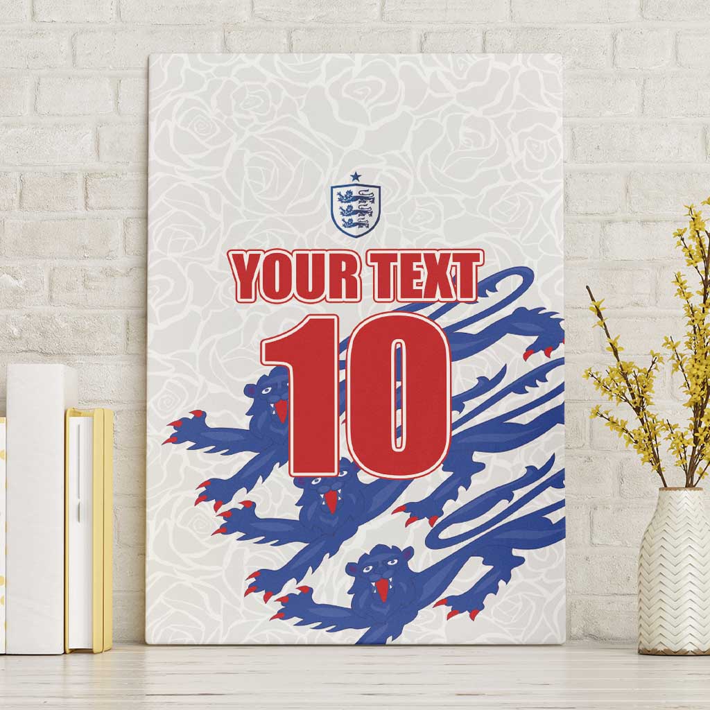 Custom England Football 2024 Road to The Champion Canvas Wall Art Football's Coming Home - Wonder Print Shop