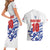 Custom England Football 2024 Road to The Champion Couples Matching Short Sleeve Bodycon Dress and Hawaiian Shirt Football's Coming Home - Wonder Print Shop