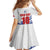 Custom England Football 2024 Road to The Champion Family Matching Off Shoulder Short Dress and Hawaiian Shirt Football's Coming Home - Wonder Print Shop