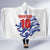 Custom England Football 2024 Road to The Champion Hooded Blanket Football's Coming Home