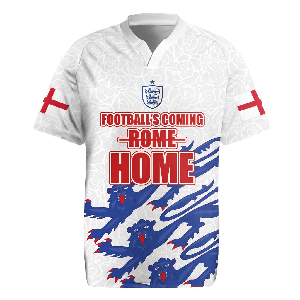 Custom England Football 2024 Road to The Champion Rugby Jersey Football's Coming Home