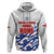 Custom England Football 2024 Road to The Champion Zip Hoodie Football's Coming Home