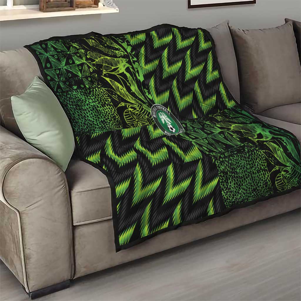 Nigeria Football Quilt Super Eagles Champions - Wonder Print Shop