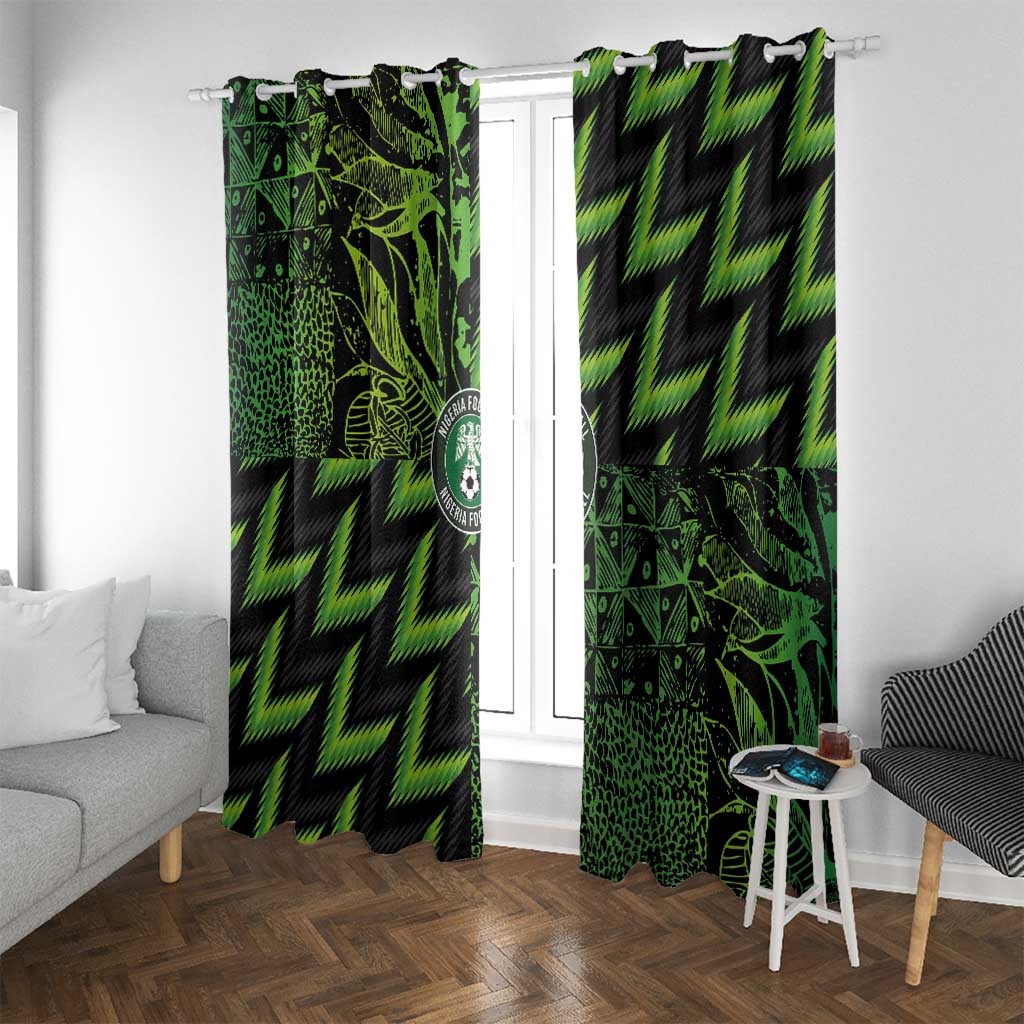 Nigeria Football Window Curtain Super Eagles Champions - Wonder Print Shop