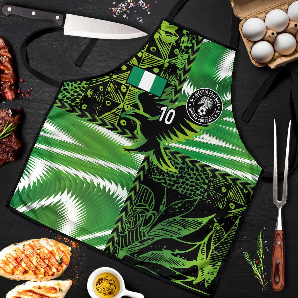 Custom Nigeria Football Apron Super Eagles Spirit - Wonder Print Shop