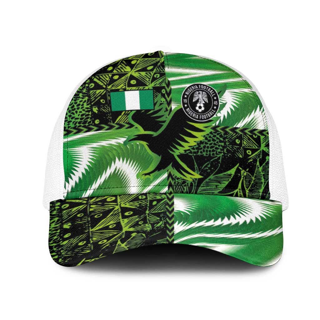 Nigeria Football Mesh Trucker Cap Super Eagles Spirit - Wonder Print Shop