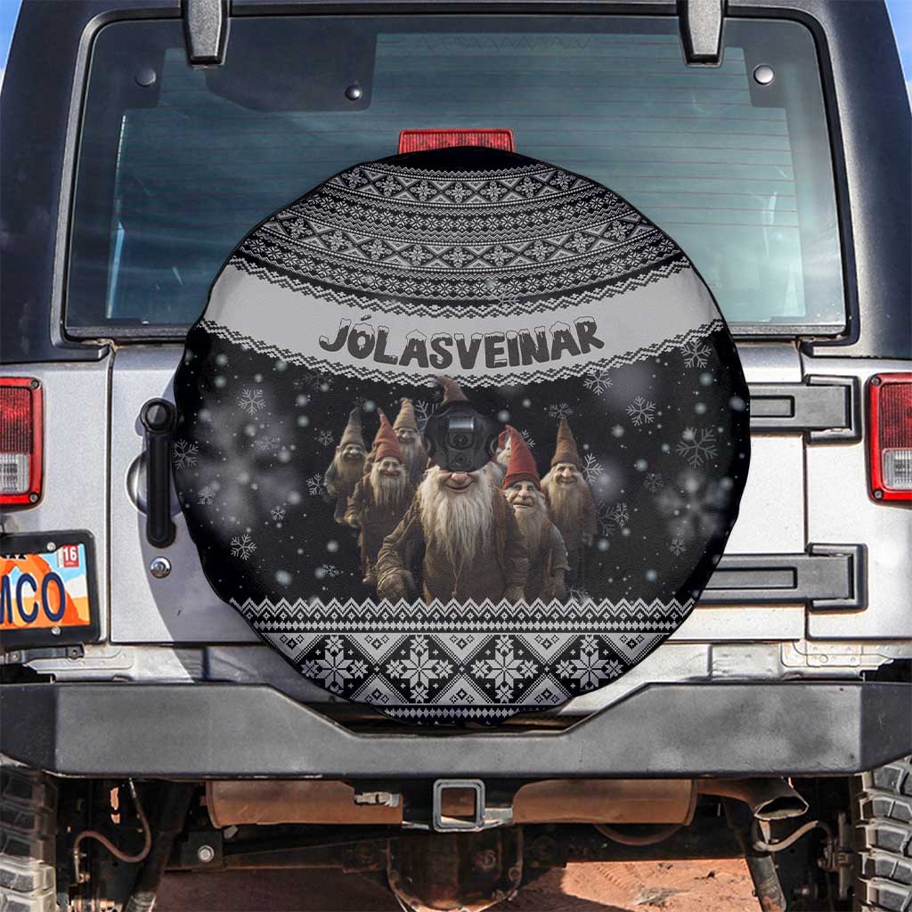 13 Yule Lads Iceland Christmas Spare Tire Cover Jolasveinar and Nordic Traditional Pattern