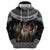 13 Yule Lads Iceland Christmas Zip Hoodie Jolasveinar and Nordic Traditional Pattern