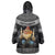 Iceland Kertasnikir Christmas Wearable Blanket Hoodie Candle Beggar and Nordic Traditional Pattern