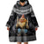 Iceland Kertasnikir Christmas Wearable Blanket Hoodie Candle Beggar and Nordic Traditional Pattern