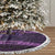 Iceland Jolakotturinn Christmas Tree Skirt Yule Cat and Nordic Traditional Pattern