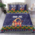 Scandinavian Yule Goat Christmas Bedding Set with Scandinavian Folk Pattern Style