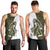 Funny Bigfoot Green Military Texture Fish Men Tank Top - Wonder Print Shop