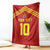 Custom Spain Football 2024 Road To The Champion Blanket Vamos a Espana