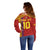 Custom Spain Football 2024 Road To The Champion Off Shoulder Sweater Vamos a Espana - Wonder Print Shop