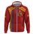 Custom Spain Football 2024 Road To The Champion Zip Hoodie Vamos a Espana - Wonder Print Shop