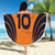 Custom Netherlands Football 2024 Road To The Champion Beach Blanket - Wonder Print Shop