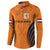 Custom Netherlands Football 2024 Road To The Champion Button Sweatshirt - Wonder Print Shop