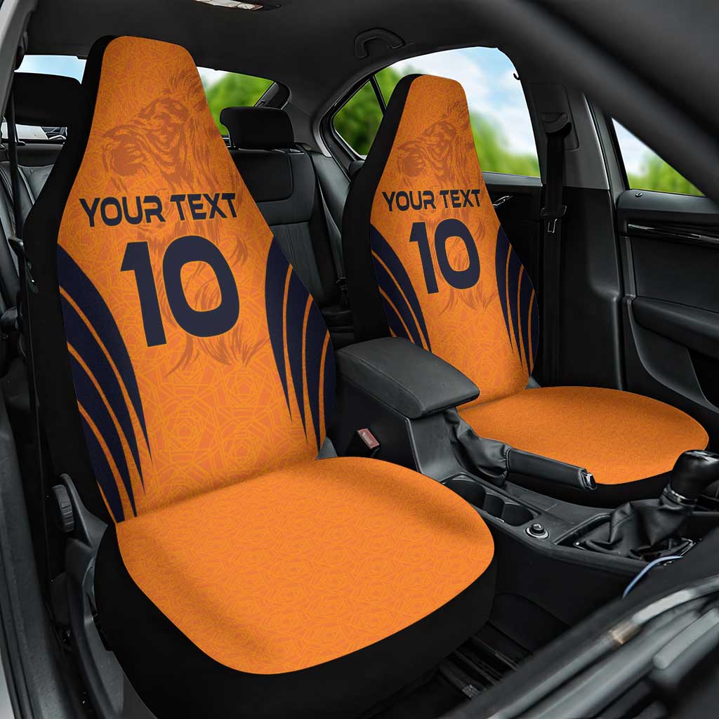 Custom Netherlands Football 2024 Road To The Champion Car Seat Cover - Wonder Print Shop