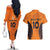 Custom Netherlands Football 2024 Road To The Champion Couples Matching Off The Shoulder Long Sleeve Dress and Hawaiian Shirt - Wonder Print Shop