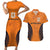 Custom Netherlands Football 2024 Road To The Champion Couples Matching Short Sleeve Bodycon Dress and Hawaiian Shirt - Wonder Print Shop