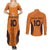 Custom Netherlands Football 2024 Road To The Champion Couples Matching Summer Maxi Dress and Long Sleeve Button Shirt - Wonder Print Shop