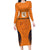 Custom Netherlands Football 2024 Road To The Champion Family Matching Long Sleeve Bodycon Dress and Hawaiian Shirt - Wonder Print Shop