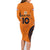 Custom Netherlands Football 2024 Road To The Champion Family Matching Long Sleeve Bodycon Dress and Hawaiian Shirt - Wonder Print Shop