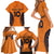 Custom Netherlands Football 2024 Road To The Champion Family Matching Short Sleeve Bodycon Dress and Hawaiian Shirt - Wonder Print Shop