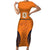 Custom Netherlands Football 2024 Road To The Champion Family Matching Short Sleeve Bodycon Dress and Hawaiian Shirt - Wonder Print Shop