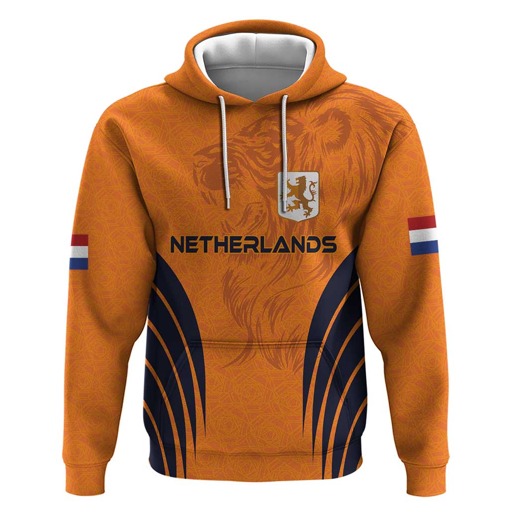 Custom Netherlands Football 2024 Road To The Champion Hoodie - Wonder Print Shop