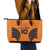 Custom Netherlands Football 2024 Road To The Champion Leather Tote Bag - Wonder Print Shop