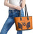 Custom Netherlands Football 2024 Road To The Champion Leather Tote Bag - Wonder Print Shop