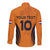 Custom Netherlands Football 2024 Road To The Champion Long Sleeve Button Shirt - Wonder Print Shop