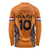 Custom Netherlands Football 2024 Road To The Champion Long Sleeve Shirt - Wonder Print Shop